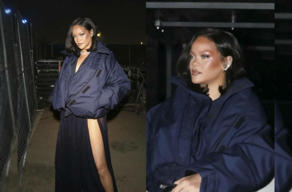 Rihanna, ținută îndrăzneață la un festival de muzică din Los Angeles, unde l-a susținut pe iubitul ei. GALERIE FOTO - Imaginea 7
