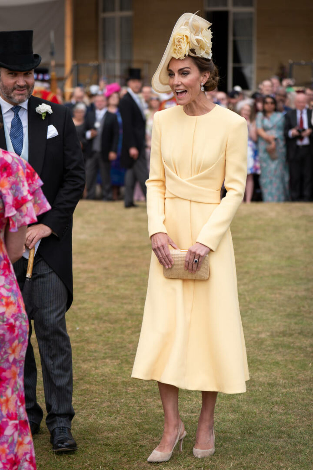Prințesa Kate, apariție plină de eleganță la petrecerea din grădina Palatului Buckingham după 2 ani de absență. GALERIE FOTO - Imaginea 16