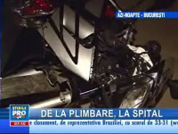 Cursă cu scuterul sfârşită la spital