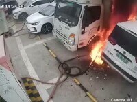 incendiu masina electrica
