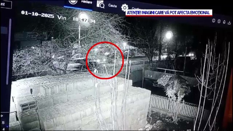 Mașina lovita de camion, în Galați
