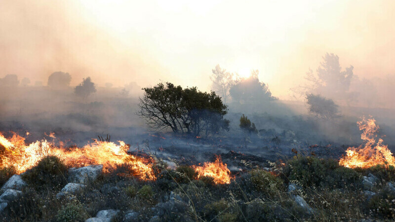incendiu chios