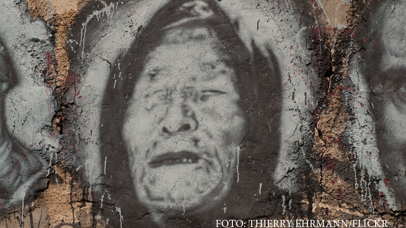grafitti cu Baba Vanga