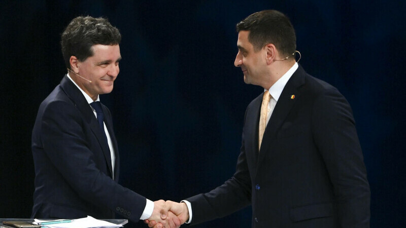 Nicușor Dan și George Simion