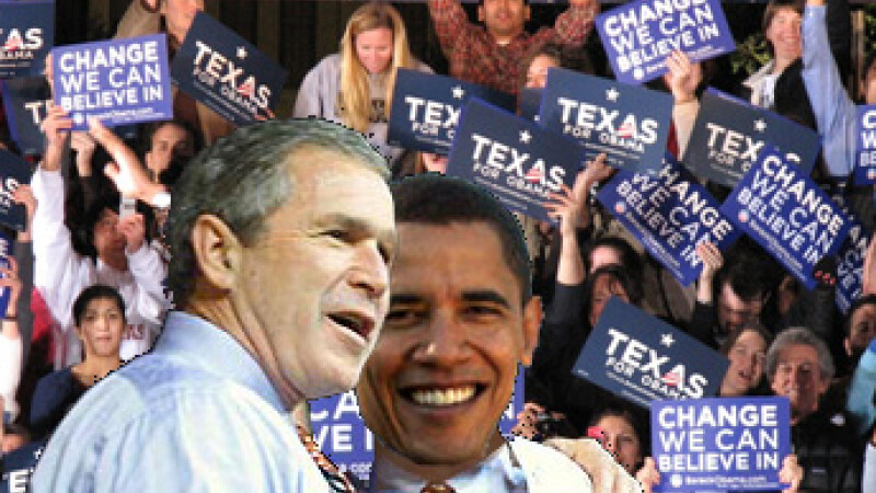 Bush nu mai vrea sa plece de la Casa Alba! Se intalneste cu Obama luni